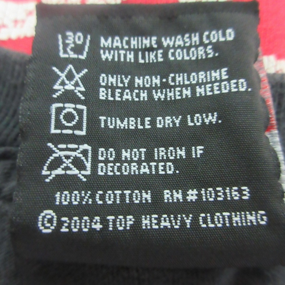 Vintage Y2K Top Heavy Shirt Mens XL Black Everything Quote Funny Sarcastic 2004 - Picture 5 of 7